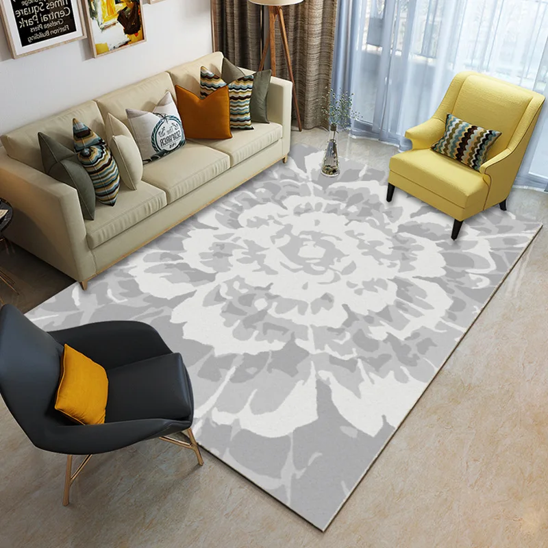 Высокое качество креативное Искусство Цветы геометрический Коврик для Гостиная Спальня Противоскользящий коврик для пола Модные Кухня ковры