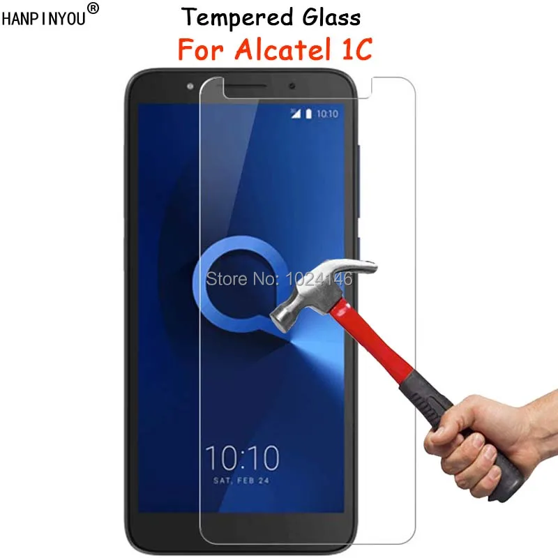 Прозрачное закаленное стекло для Alcatel 1C 5 3 дюйма крепкий ультратонкая