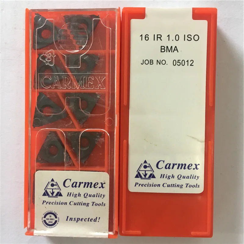 16IR10ISO BMA original CARMEX carbide insert Threading Lathe Inserts10pcs/lot free shipping