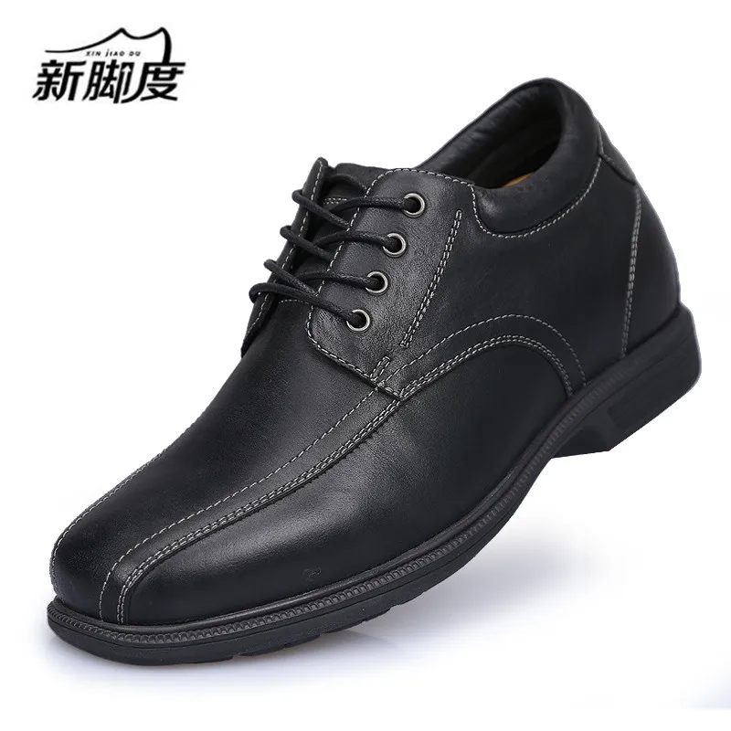 

Фирменная Новинка Повседневная обувь кожаные высокие Скрытая Лифт стельки выше 8 см Увеличивающий рост увеличивающая рост обувь для молодых