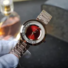 Luxury Brand Дамы Roll Rhinostone Кварцевые Часы Женщины Женская Мода Простой Платье Наручные Часы Из Нержавеющей Стали Женские Часы OP001