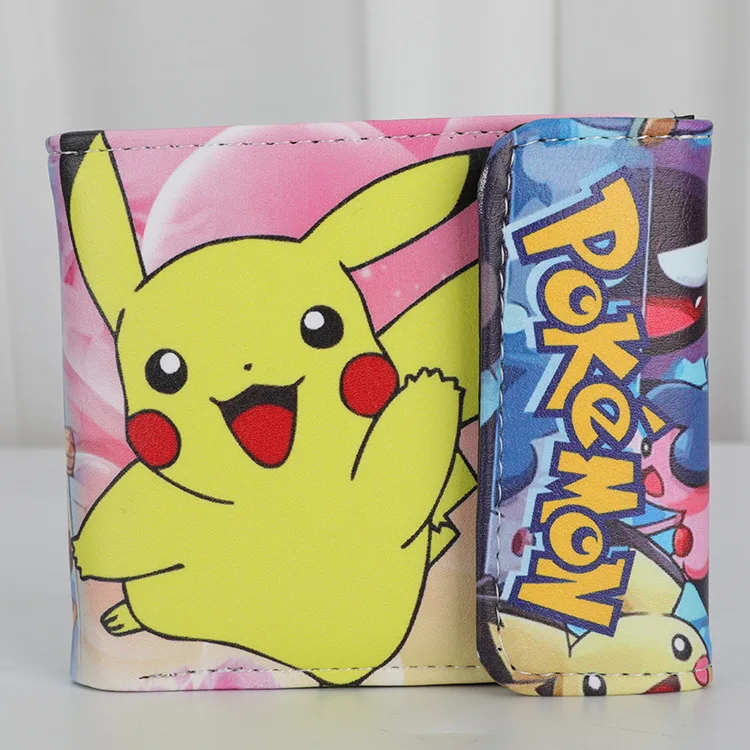 

Japanese Anime Pocket Monster Cosplay Wallet Pokemon Pikachu Card Bag Cos