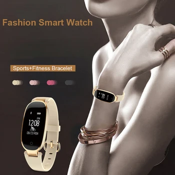

S3 Pedometer Smart Watch Women Bluetooth Waterproof Ladies Bracelet Band Smartwatch relogio inteligente For Android IOS