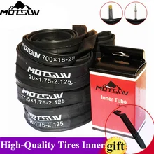 Bicycle Inner Tube Road/MTB BMX Bike Tires Inner Tyre 700*18 26/27.5/29*1.75-2.125 American/French Schrader Valve Bike Tube Tire