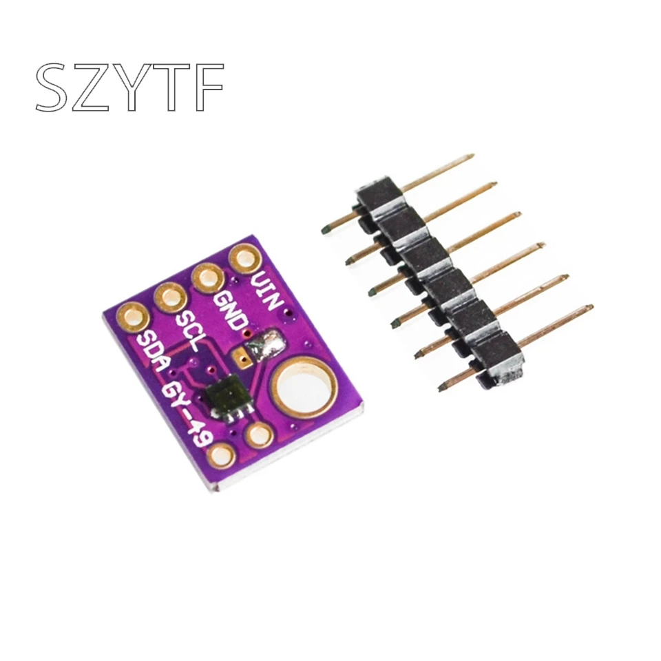 

GY-49 MAX44009 Digital Illumination Light Intensity Sensor Module i2c Interface High Precision