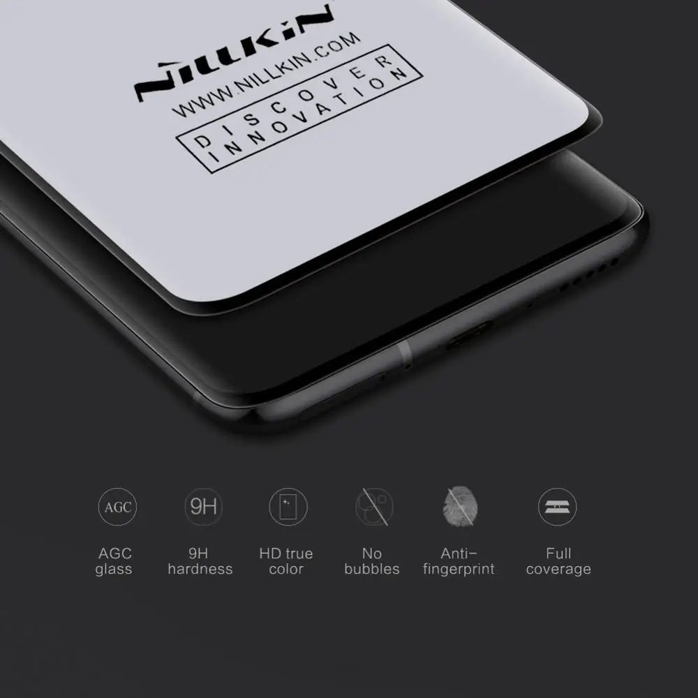 Продажа Oneplus 7 Pro защита экрана из закаленного стекла Nillkin 3D CP + MAX защитное стекло с полным покрытием для One Plus 7 Pro