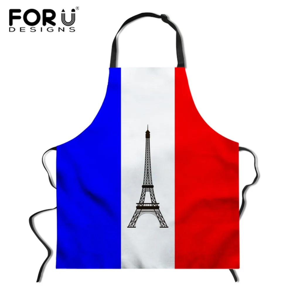FORUDESIGNS/парижская башня фартук для женщин нагрудник безрукавные фартуки Цветной