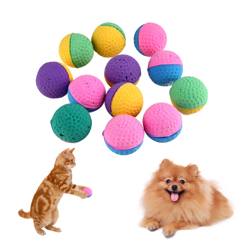 12 шт. 4,5 см интерактивные игрушки для собак, мячи для собак, кошек, щенков, эластичные зубные шарики для собак, жевательные игрушки для чистки зубов, игрушки для собак, товары для домашних животных