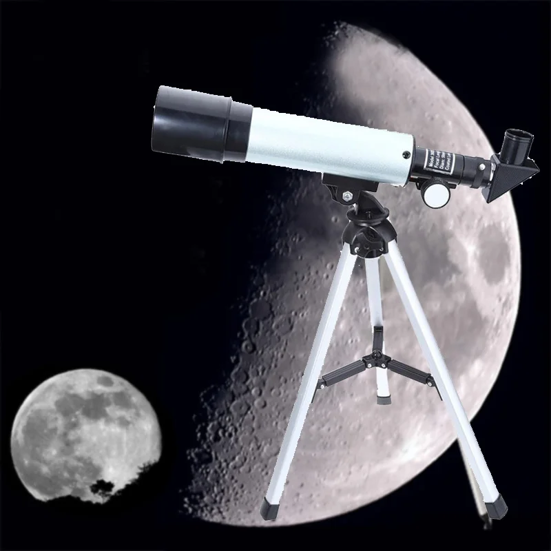 F36050M астрономический монокулярный телескоп с портативным штативом детский подарок
