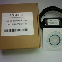 USB-CIF31 USB RS232 Кабель для программирования для замены Omron PLC CS1W-CIF31, быстрая