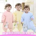 2015 hot Spring Sleeping Bags with Legs Baby Blanket Sleepers Pure Cotton Pajamas Boys and Girls Rompers Newborn Sleepwear