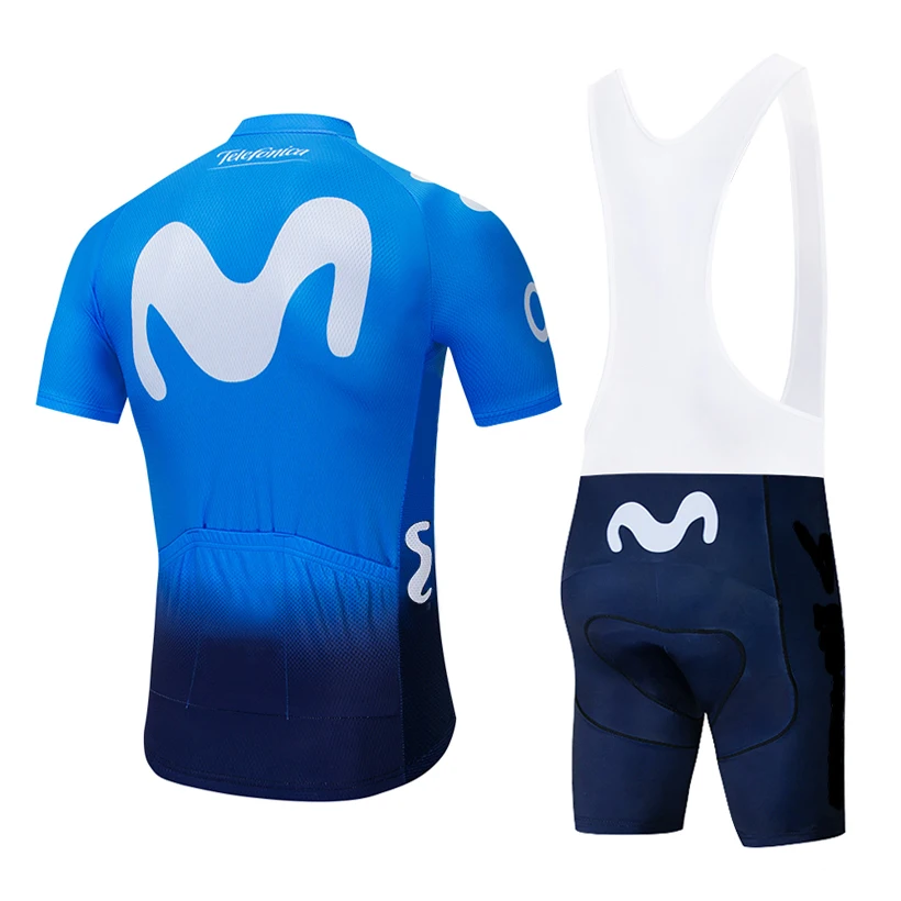 Команда Красочный MOVISTAR Велоспорт Джерси 20D велосипед шорты костюм Ropa Ciclismo мужские летние быстросохнущие pro велосипедный майон