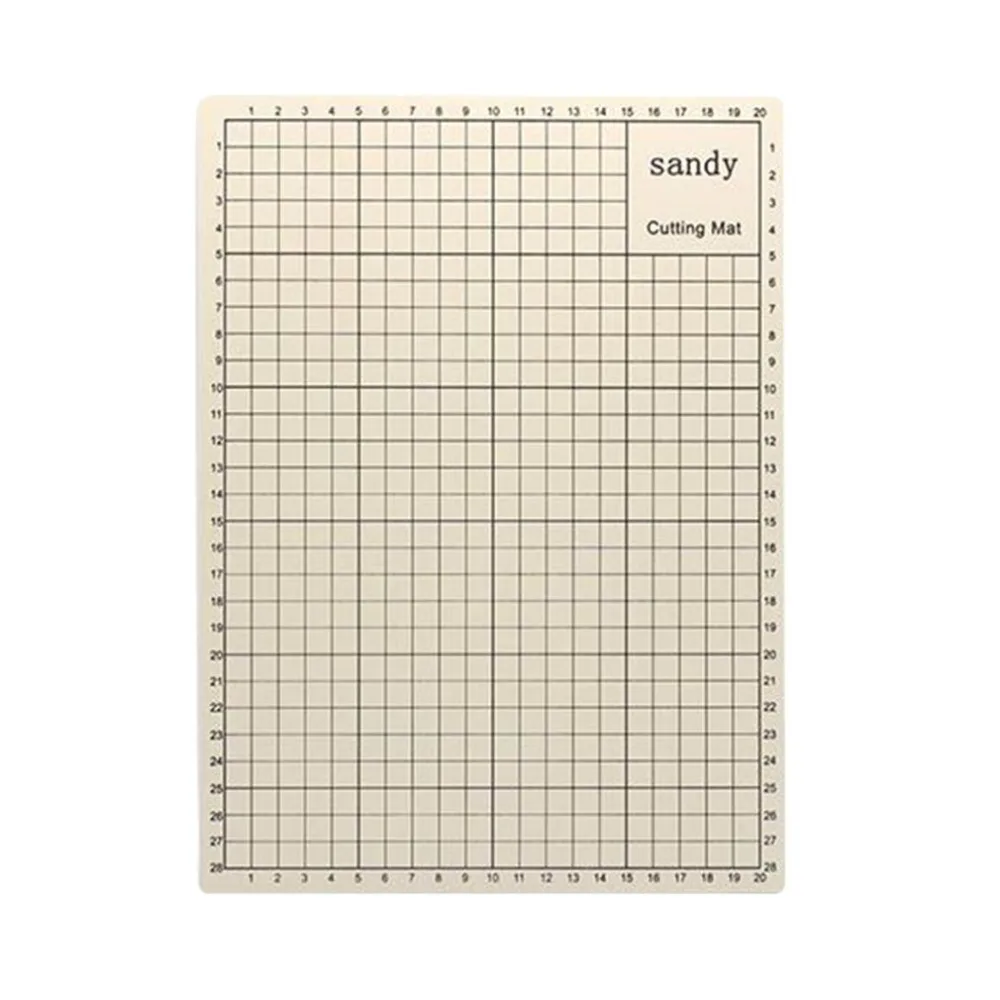 

Double Color A4 A5 PVC Sewing Cutting Mats Office Students School Reversible Engraving Cutting Board Mat For DIY Projects