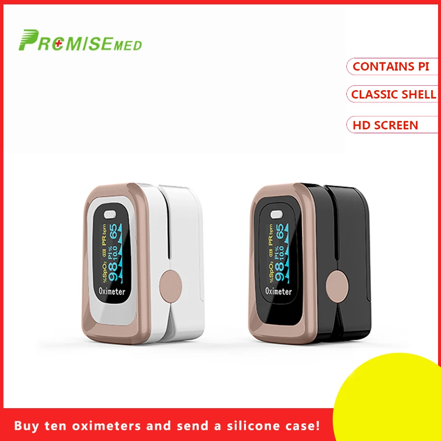 

PROMISE M170 pulse oximeter FDA SPO2 PI PR function blood oxygen digital monitor black+white