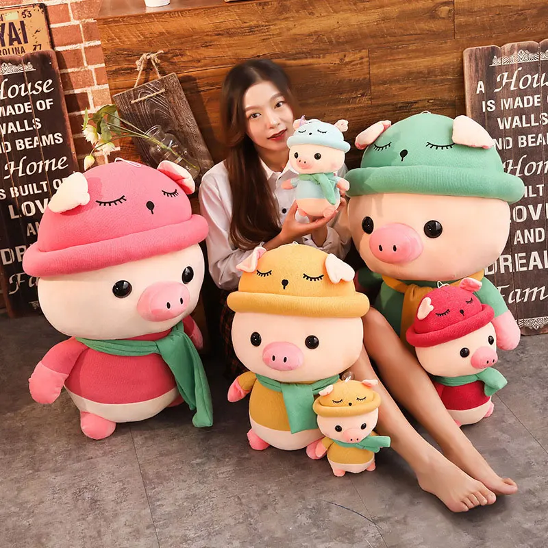 

Newly Plush Toys Adorable Piggy Plush Doll Soft Stuffed Pig Dolls Home Decor Gift
