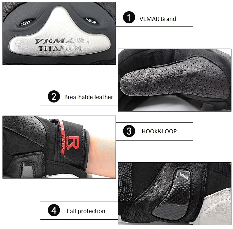 Moto rcycle перчатки кожаные мужские и женские дышащие мото перчатки для moto cross moto rbike перчатки с сенсорным экраном