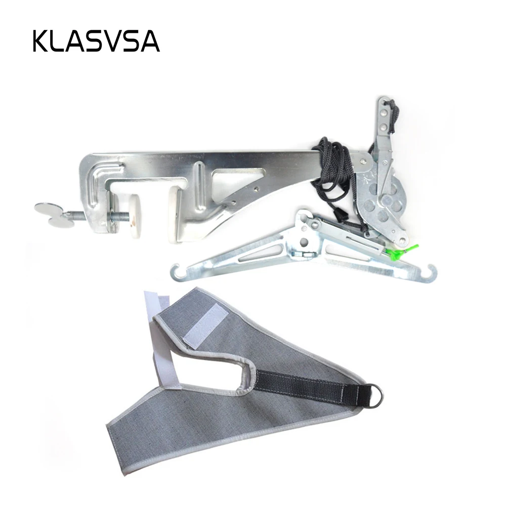  KLASVSA Over Door Cervical Traction Neck Massager Device Adjustment Chiropractic Stretching Back Po