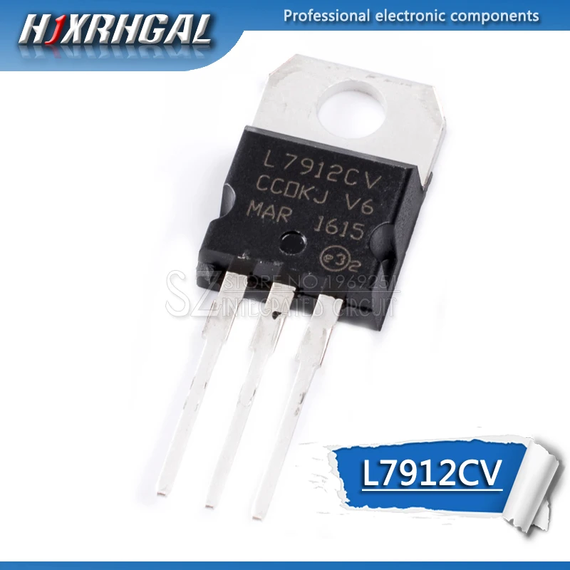 10pcs l7912 l7912cv to-220 negativos voltage regulator New 