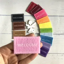 9 цветов, ручная работа, сказочный дверной коврик, отличный подарок для ребенка, миниатюрная игра, волшебный зуб, сказочный дверной аксессуар, 4 см* 6 см