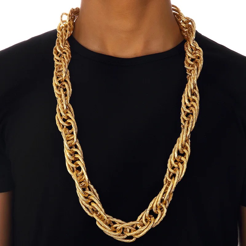 2.2cm Width Big Chunky Rope Chain Hip 