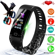 BANGWEI Fitness Smart Watch Blood Pressure Heart Rate  Pedometer Sleep Monitor Information Reminder Waterproof Sport Watch + Box