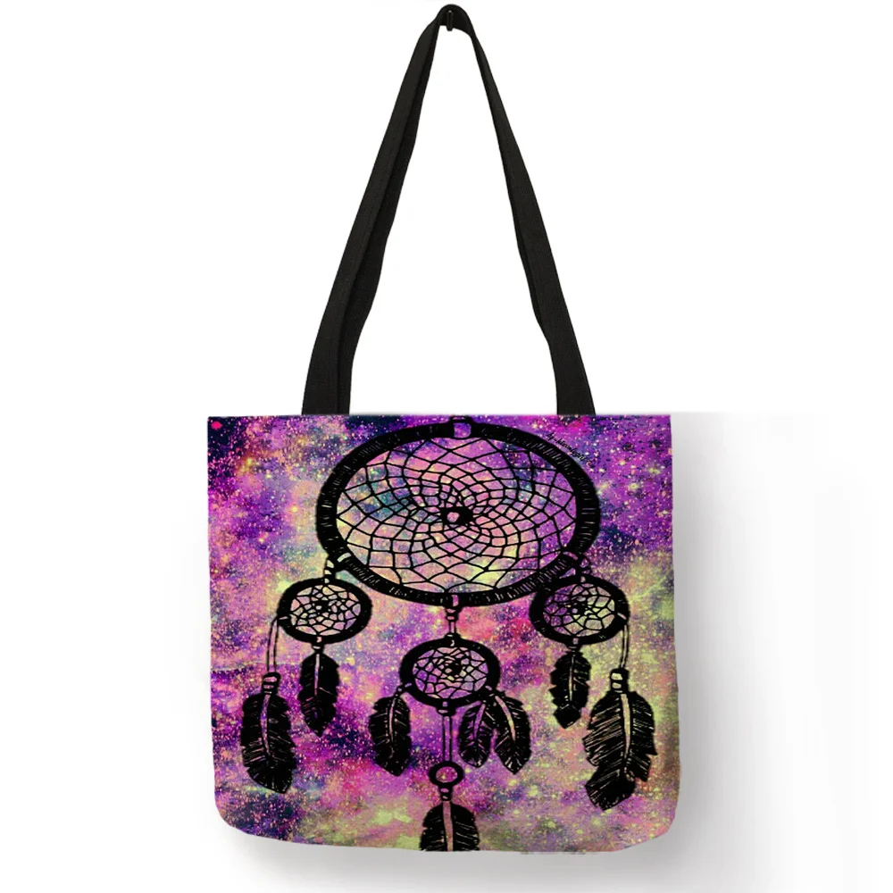 Sac A Main Creative Dream Catcher Print Women Casual Tote Bag Colorful