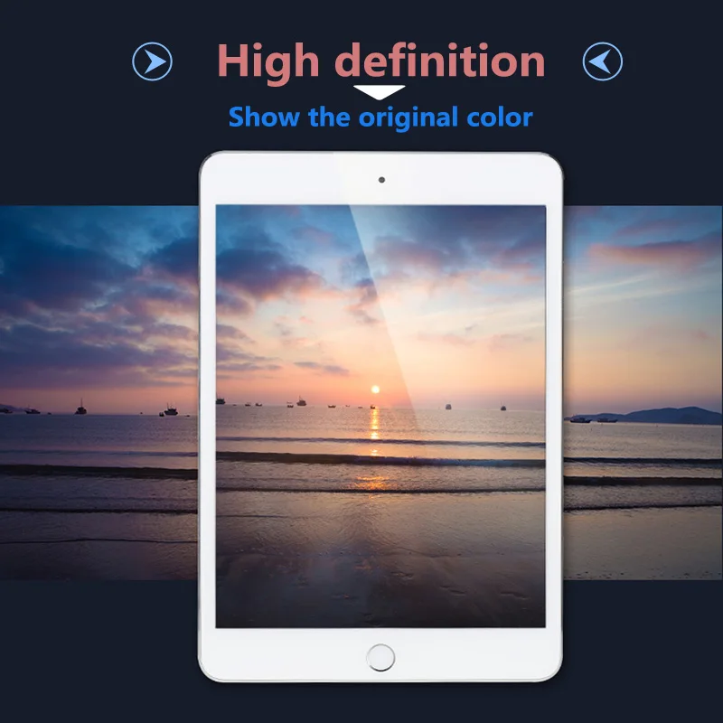 2 шт./лот 0,3 мм прозрачное Настоящее Закаленное стекло для ipad mini 2 3 4 Air 1 2 Pro 9,7 Ультра прозрачная защитная пленка для экрана планшета ipad