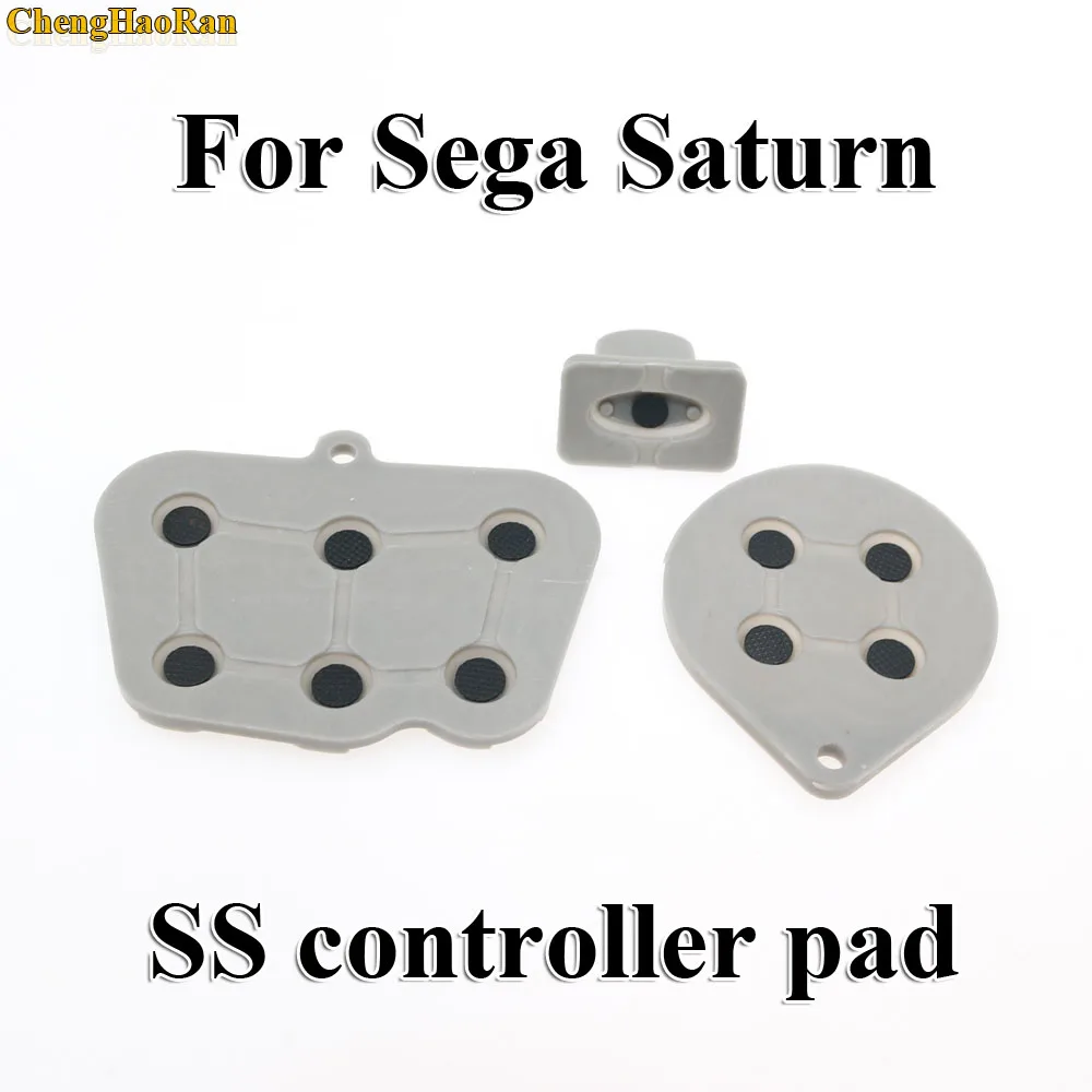 

ChengHaoRan 2 - 10 sets Repair parts for Sega Saturn SS Controller Conductive Rubber Pad Button Start Key Pads Button