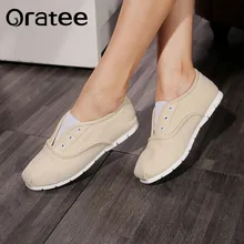 Новинка; винтажные женские туфли на плоской подошве; сезон весна; женские повседневные эспадрильи; высокие Лоферы высокого качества; дышащая парусиновая обувь для женщин