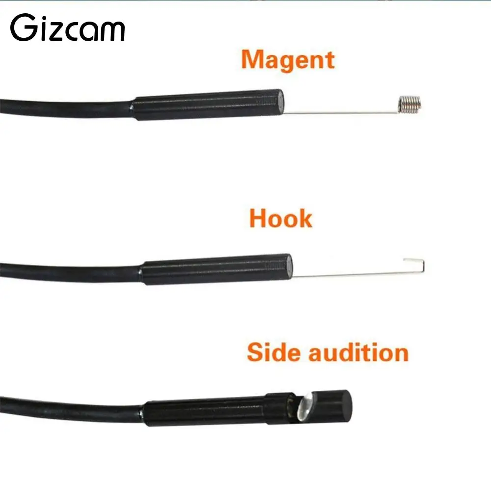 Портативный USB эндоскоп Gizcam IP67 Водонепроницаемый светодиодный мини для Android|mini