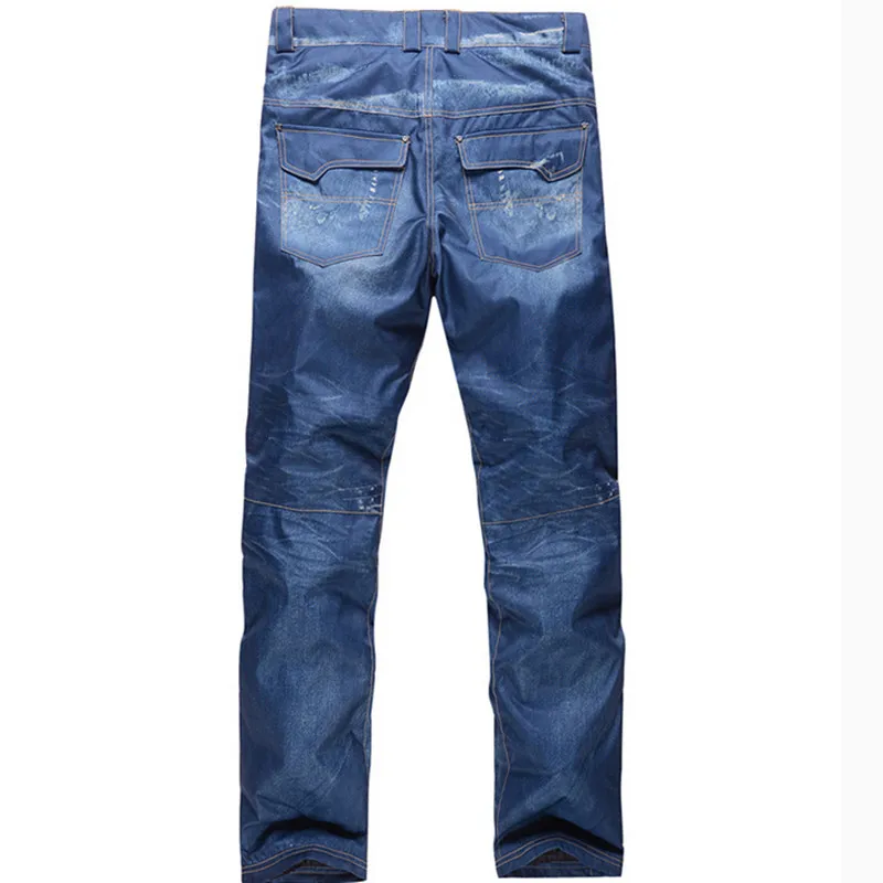 Бесплатная доставка джинсовые мужские водонепроницаемые ветрозащитные штаны - Фото №1