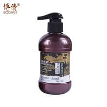 BoQian 300 мл натуральный шампунь Saponin Shouwu Профессиональный Шампунь против перхоти жирных волос экстракт имбиря эфирное масло
