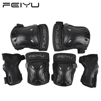 

Outdoor skating protective gear elbow pads knee breathable six-piece children riding extreme skateboarding equipment