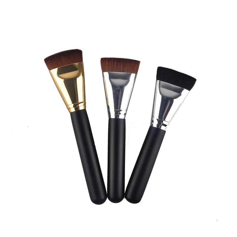 New Professional Soft Makeup Flat Contour Brushes Foundation Brush Face Blending Blush Brush