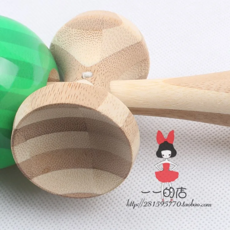 20 шт бамбуковый зеленый kendama может сорвать Спорт на открытом воздухе взрослый образовательный