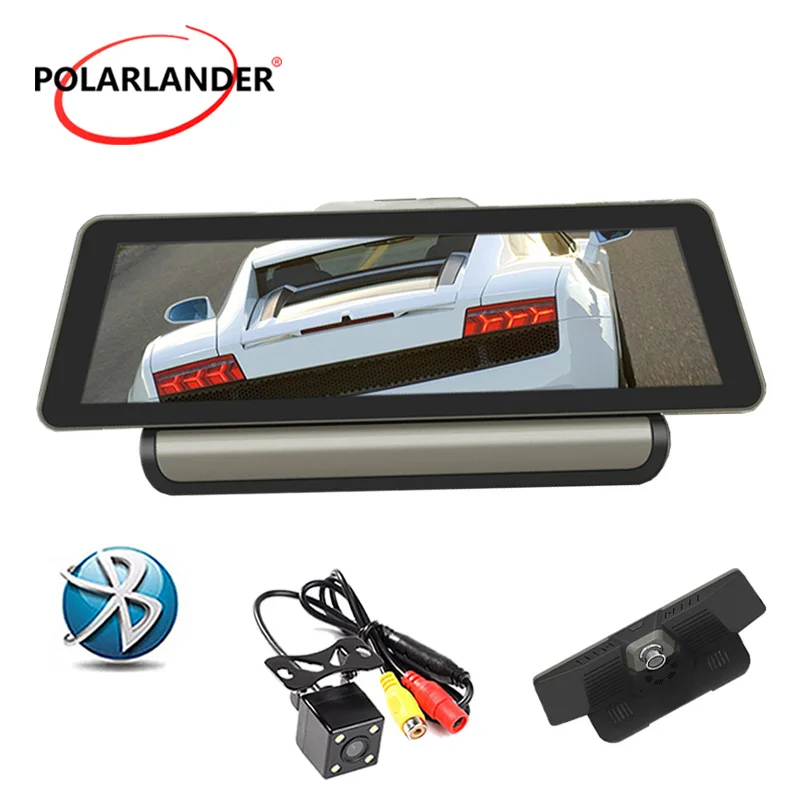 GPS navigation Android 5.1 4G driving recorder ADAS HD car ​10 inch Bluetooth wifi center console 4 LED