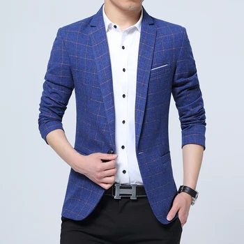 

2019 New Arrival Brand Clothing Jacket spring Suit Jacket Men Blazer Fashion Slim Male Suits Casual Blazers Men Size M-5XL