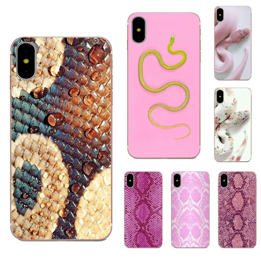 Для Xiaomi Mi3 Mi4 Mi4C Mi4i Mi5 Mi 5S 5X 6 6X A1 Max Mix 2 Note 3 4 TPU цветной милый Змеиный телефон с