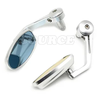 

7/8" Accessories Motorcycle Rearview Mirror Round Handle Bar End Mirror Rear Side Mirro for Kawasaki ZX10R 06-12 / ZX6R 07-13