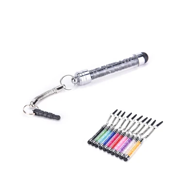 

2PCSLuxury Fashion Diamond Crystal Stylus Touch Screen Pen Stylus For iPhone Tablet Laptops Universal Phones Stylus Styluses Pen