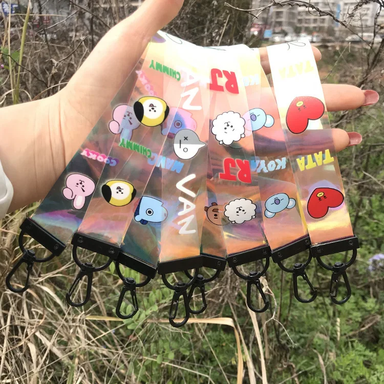 

New Kpop Women Phone Case Key Chain Kpop Porte Clef For Bag Key Ring Llaveros Mujer Sleutelhanger Chaveiro Drop Shipping