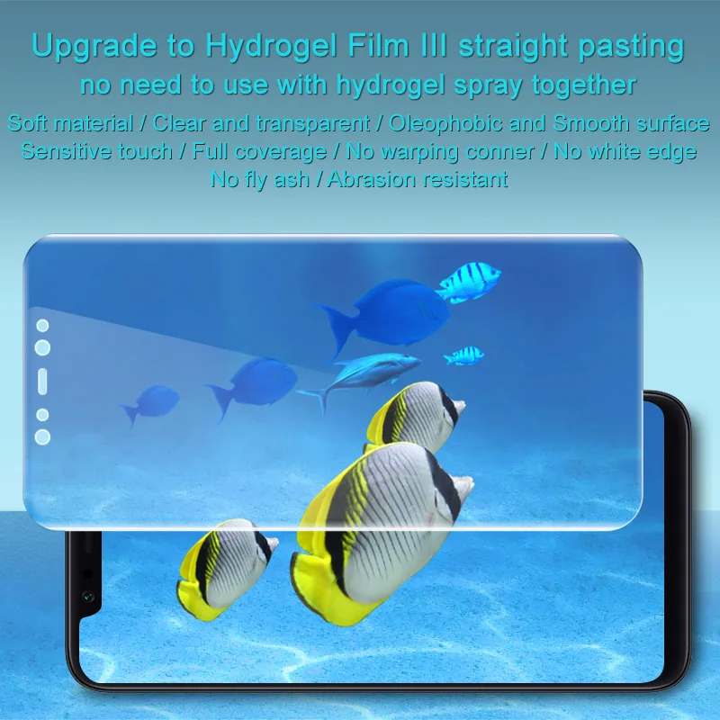 IMAK Hydrogel III 3 пленка для Xiaomi MI8 Lite SE защита экрана 2 шт Полное покрытие Задняя
