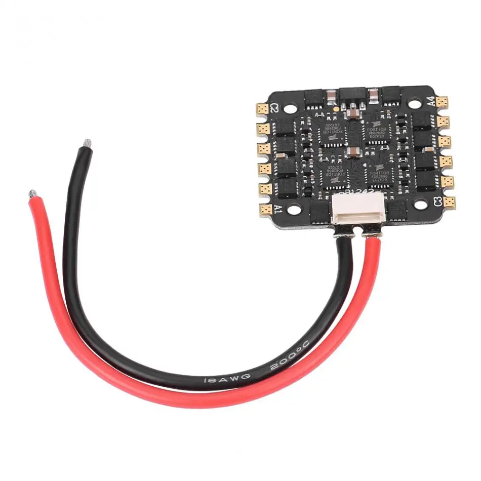 

15A 4 in 1 Mini Electronic Speed Controller Supporting 2-4s LiPo / HV LiPo Battery FPV ESC Highly RC Accessory for FPV Drone