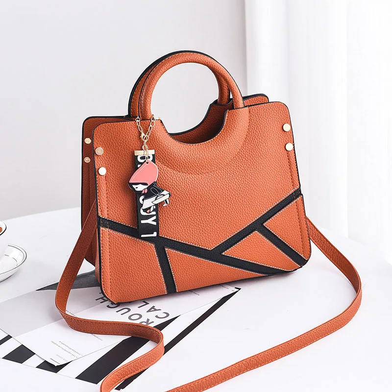 Women Patchwork Handbag Female Crossbody Shoulder Bags Designer INS Lady Messenger Tote Party Purse Top-Handle Sac A Main SS7263 (23)