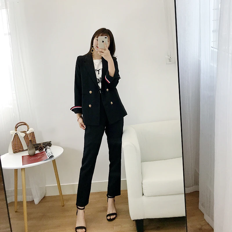 Women suits office sets Casual work suit suit Women's trousers suit set two-piece 2019 autumn new women's clothing