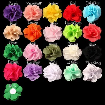 

2014 New Hair Products High Quality DIY Fabric rose Flowers Child Flower For Headbands Kids Children Accessories 60pcs/lot