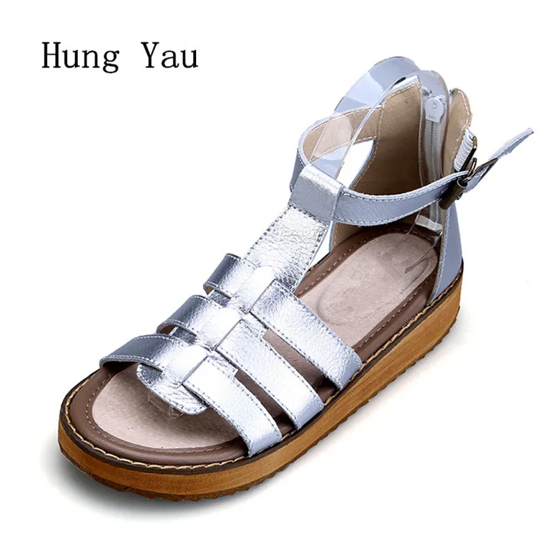 Woman Sandals Shoes 2018 Summer Style Wedges Flat Sandals Women Fashion Slippers Rome Platform