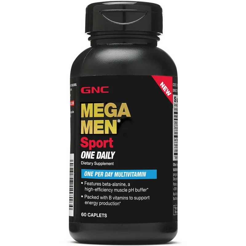 Free Shipping MEGA MEN Sport one daily complex Vitamin 60 pcs Men's vitamins