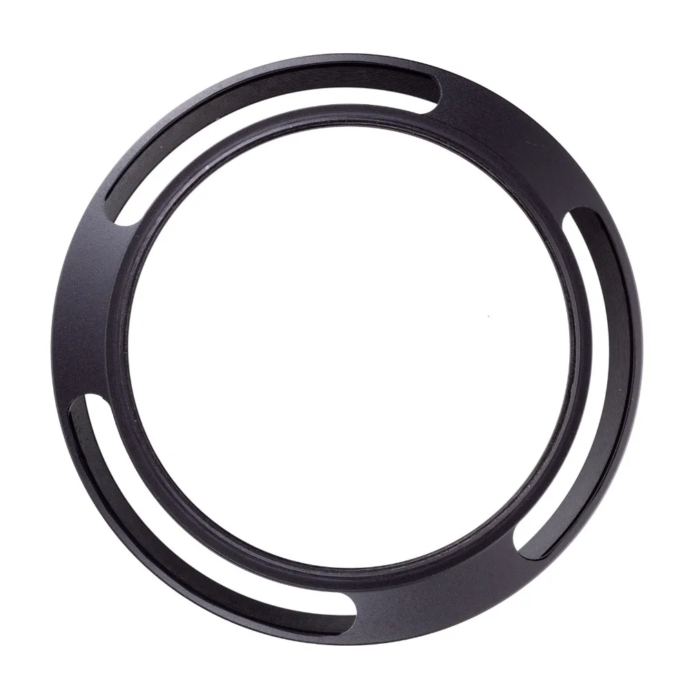 Metal Vented Lens Hood camera lens hood 37mm 39mm 40.5mm 43mm 46mm Screw-in For Leica Canon Nikon Sony Olympus DLSR