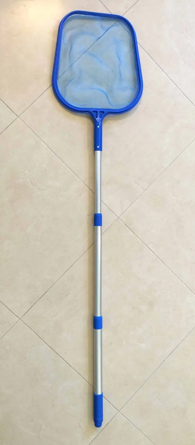 PoolSupplyTown Leaf Skimmer / Rake / Net with 45" Telescopic Aluminum